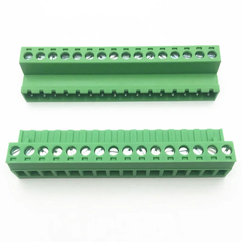 5 Sets 5.08MM Pluggable Terminal Blocks Connector KF2EDGKR 5.08 Butting Style 2/3/4/5/6/7/8 Pin Screw Terminal