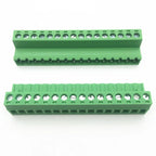 5 Sets 5.08MM Pluggable Terminal Blocks Connector KF2EDGKR 5.08 Butting Style 2/3/4/5/6/7/8 Pin Screw Terminal