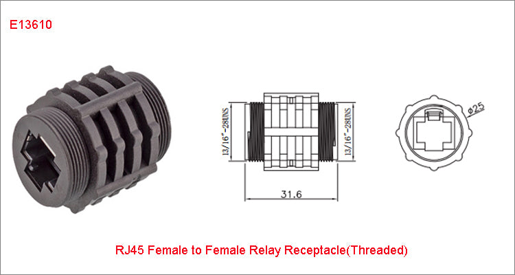 RJ45 CAT5E CAT6A Shield Waterproof RJ45 Ethernet IP67 Connector PCB Panel Mount With Pigtail Cable Outdoor Connector L = 0.3M
