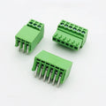 10/5Pairs 2EDG PCB 2.54 mm Pitch Straight Needle/Right Angle Curved Pin Header Plug Socket Screw Terminal Block Connector