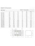 1Pcs 600V 25A Dual Row Barrier Screw Terminal Block Strip Wire Connector  3/4/6/8/10/12 Positions Optional