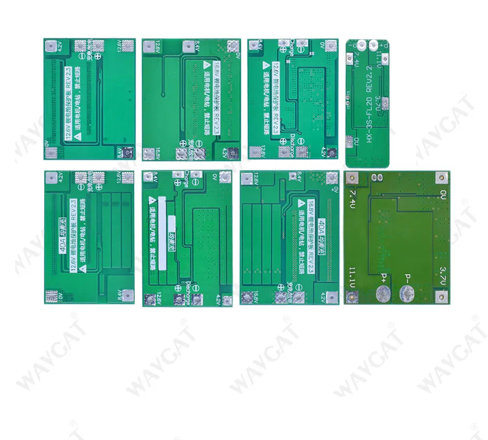 LIZAO 3S 4S BMS 20A 40A 60A 18650 Li-ion Battery Protection Board 11.1V-16.8V Enhanced Balance Charger Module