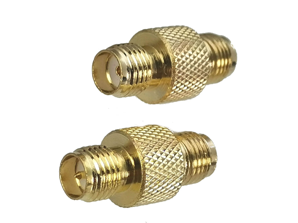 1pcs Connector Adapter SMA RP-SMA to SMA RPSMA Male Plug & Female Jack Straight & Right angle RF Coaxial Converter New Brass