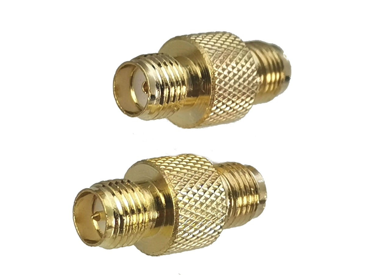 1pcs Connector Adapter SMA RP-SMA to SMA RPSMA Male Plug & Female Jack Straight & Right angle RF Coaxial Converter New Brass