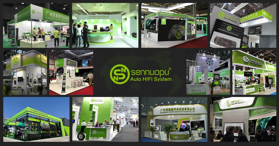 Sennuopu X14 16-Channel DSP Car Audio Processor | 14CH Class AB Automotive Amplifier, Auto Sound Module Power Amp