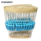 20PCS 2W Metal Film Resistor 1% 1R ~ 1M 2.2R 4.7R 10R 22R 47R 100R 220R 470R 1K 10K 100K 2.2 4.7 10 22 47 100 220 470 Ohm