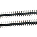 100pcs 2.54mm Male 1X3/4/5/6/7/8/40P L7.5 Low Profile Breakable Rohs Goldplate Single Row Straight PCB Male Pin Header Connector