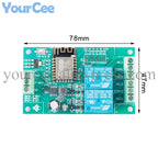 ESP8266 1/2/4/8/16 Channel Way Wireless Relay Module AC/DC ESP ESP-12F WIFI Development Board