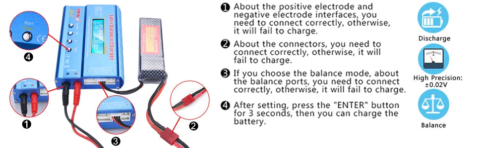 iMAX B6 80W Battery Charger For Lipo NiMh Li-ion Ni-Cd Digital Lipro Balance Charger Discharger AC Power 15V 6A Adapter Rc Car