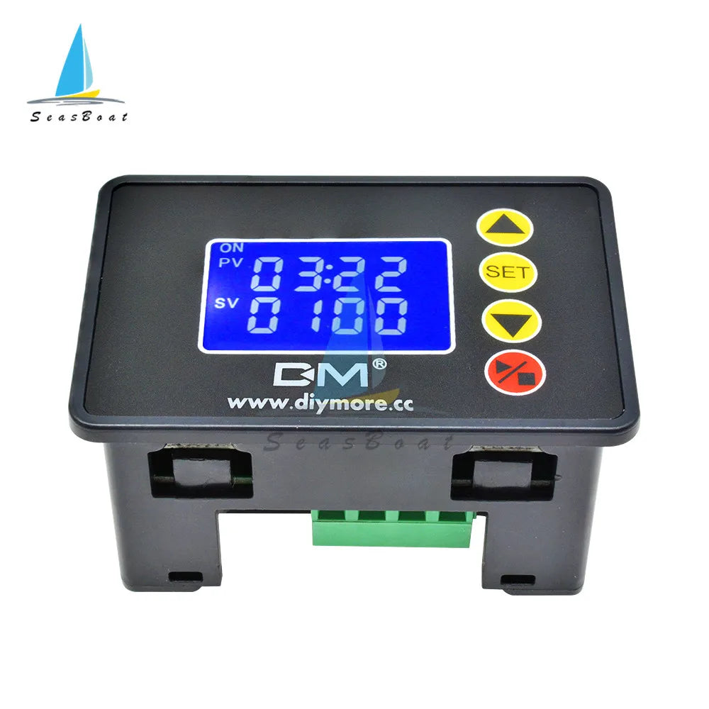 1.37 inch LCD Display Microcomputer Time Controller Programmable Digital Time Delay Relay 12V 24V 110V 220V LED Digital Relay