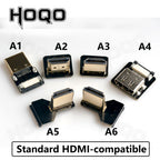 Ribbon FPV HDMI-Compatible Connector Flexible Flat Cable Raspberry Pi 4 Micro HDMI to HDMI/Mini HDMI Female 90 Degree FFC 20pin