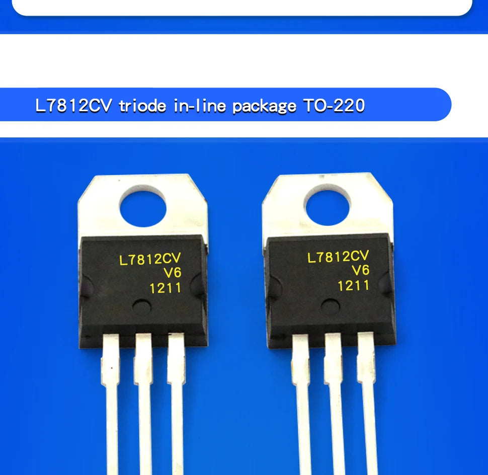 10Pcs LM7805CT CJ78M05 LM317BTG LM7905CT LM317T L7812CV LM317AT L7915CV TO220 L7805CD2T Voltage Regulator IC 5V 1.5A TO-220