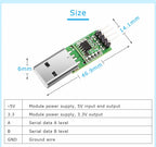 WitMotion USB-UART 6-In-1 Converter, Multifunctional USB-TTL/RS485/232, TTL-RS232/485,232-485)Serial Adapter, CH340/ CP2102 Chip