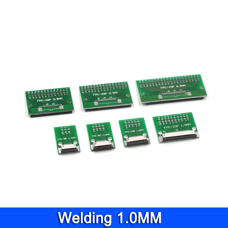FPC/FFC flat cable transfer plate is directly inserted DIY 0.5MM 1MM spacing connector 6P/8P/10P/20P/30P/40P/60P
