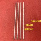 4pcs/set 28LED 360mm LED Backlight For E129741 32PFL6606H/60 32HFL5573D GT0326-1 GT0326-2 GT0326-4 Sharp Screen LK315D3LA63