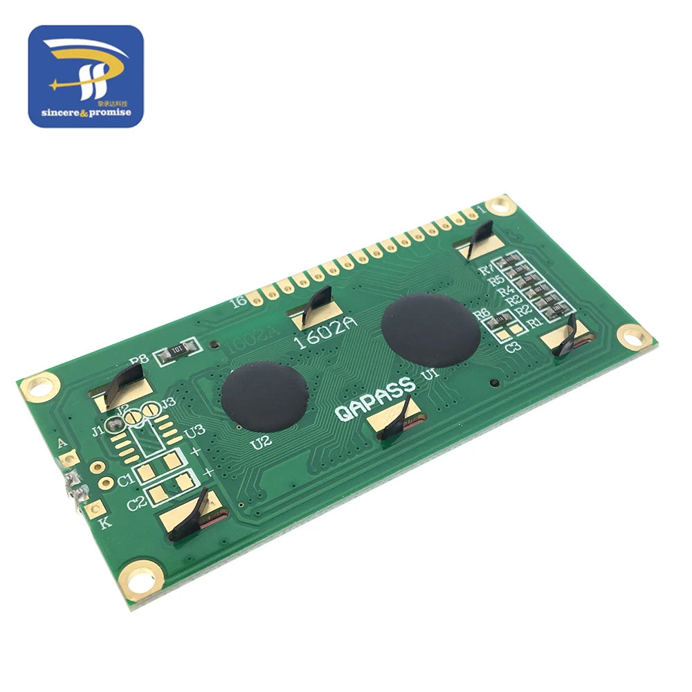 LCD1602 PCF8574T PCF8574 IIC/I2C / Interface 16x2 Character LCD Display Module 1602 5V Blue/ Yellow Green Screen For Arduino DIY