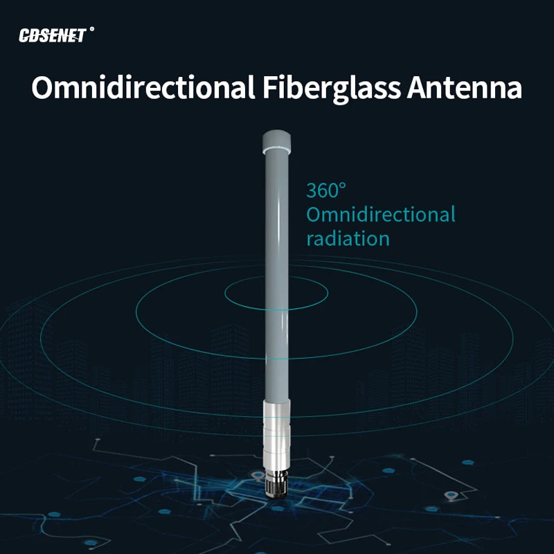 LoRa Helium Miner Hotspot Outdoor 868MHz 915MHz Antenna N Male Aerial RAK  Waterproof Long Range 3dBi CDSENET TX/868/915-BLG-26