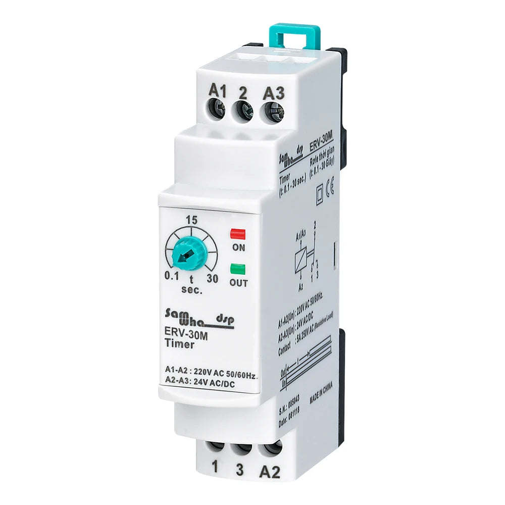 Samwha-Dsp ERV-XXM Off Delay Time Relay Electronic Adjustable