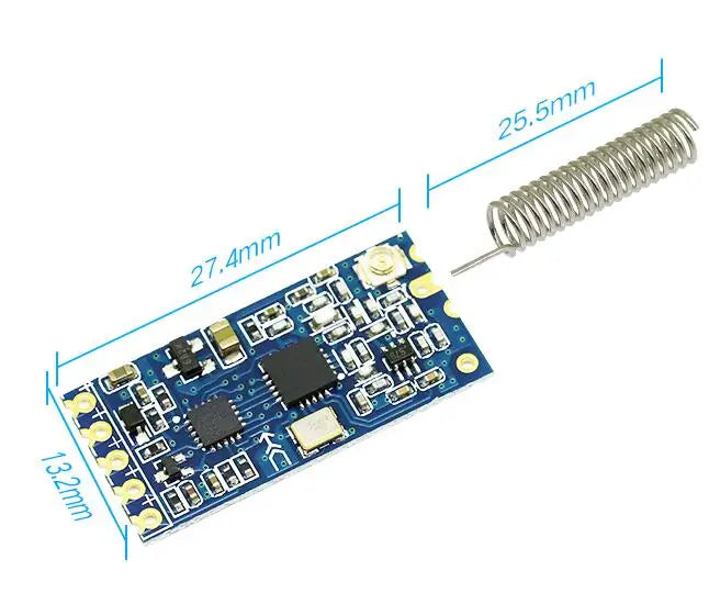 20Pcs/1pc HC-12 433Mhz SI4438 SI4463 Wireless Serial Port Module 1000m UART 3.3V/5V TTL Level With Antenna Bluetooth-compatible