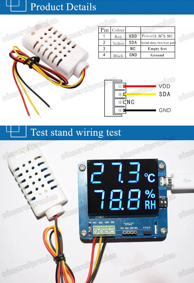 DHT22 AM2302 DHT11 AM2322 AM2320 Digital Temperature Humidity Sensor Module MW33 Board For Arduino Low Power High Precision