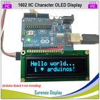 Real OLED Display, IIC/I2C/TWI 1602 162 16*2 Serial Character LCD Module Display Screen LCM
