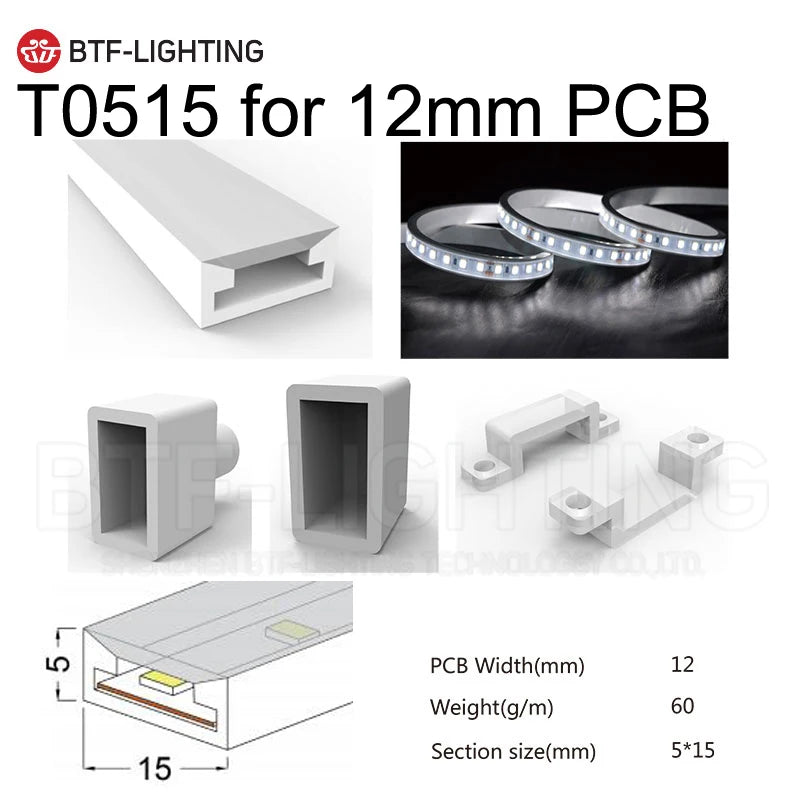 SK6812RGBW LED Neon Rope Tube WS2811 WS2812B WS2813 Flexible LED Strip Light Silica Gel Soft Lamp Tube 1m - 5m IP67 Waterproof