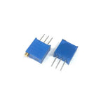 10pcs 3296W 3296 50 100 200 500 Ohm 1K 2K 5K 10K 20K 50K 100K 200K 500K 1M Ohm 103 100R 200R 500R Trimpot Trimmer Potentiometer