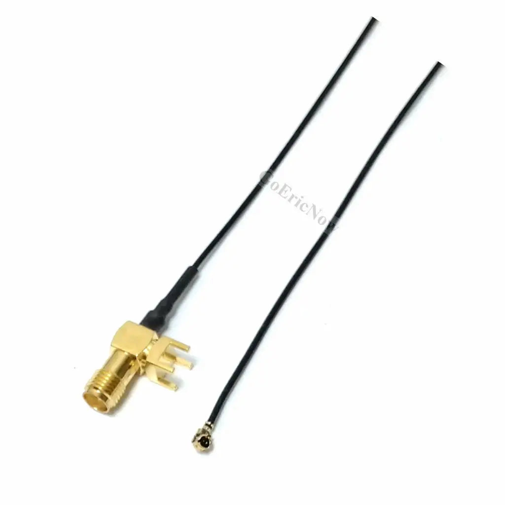 10 pcs Extension 50ohm Short RP-SMA/SMA Female Right Angle PCB Mount to Ufl U.FL Connector Pigtail Cable 5cm 10cm 15cm 20cm