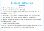WitMotion USB-UART 6-In-1 Converter, Multifunctional USB-TTL/RS485/232, TTL-RS232/485,232-485)Serial Adapter, CH340/ CP2102 Chip