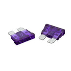 50PCS Medium Standard Blade Fuse Insert ZINC Pins 1A 2A 3A 5A 7.5A 10A 15A 20A 30A 40A 50A Refitted For Auto Car Truck