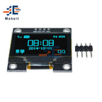 1.3 Inch 1.3" OLED LCD Display White/Blue Screen Module 4PIN IIC I2C Serial 128x64 SSH1106 12864 LCD Screen Board for Arduino