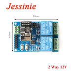 ESP8266 ESP-01 5V 12V 1 2  4 Way WiFi Relay Module Things Smart Home Remote Control Switch ESP01 WIFI Wireless Module Phone APP