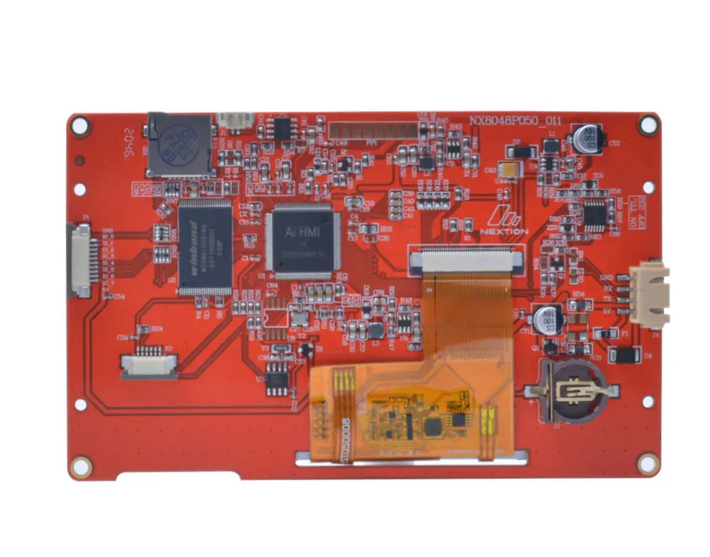 Nextion 5.0 Inch LCD-TFT HMI Display Module Intelligent Series RGB 65K Color Capacitive/Resistive Touch Panel Without  Enclosure