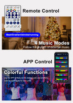 WS2812B Individually Addressable Led Ring 5050 RGB With USB 28Keys Bluetooth Music Controller Kit BuiIt-in 8/16/24/35/45 Pixels