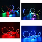 WS2812b Led Ring Addressable 8/16/24/35/45Leds 5050 RGB Led Diode Ring Color IC Built-in LED