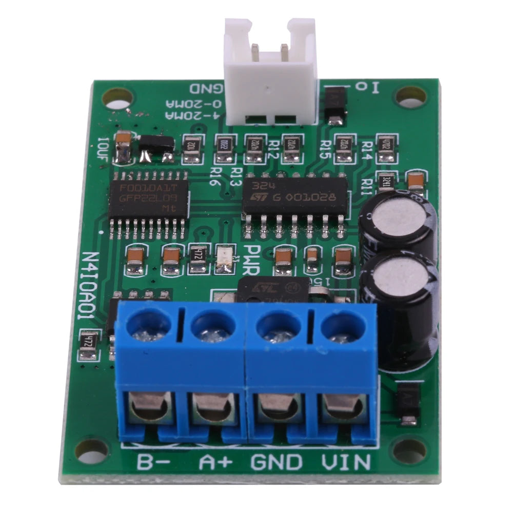 DC 12V 24V RS485 to 4-20mA/0-5V/0-10V Current/Voltage Converter RS485 to DAC Number-mode Conversion Module MODBUS RTU Control