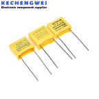 10pcs 275VAC capacitor X2 series 0.01UF ~ 2.2UF Polypropylene film capacitor New 10nf 100nf 150nf 200nf 680nf 470nf 1UF