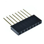 10PCS 2.54mm Single Row Female Long Pins 11mm Breakaway PCB Board Pin Header Socket Connector 1*2/3/4/6/8/10/15Pin For Arduino