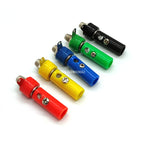 5 Pairs 4mm Banana Plug Male & Female Socket Connector Screw Terminal Binding Post Adapter for Audio Speaker Set