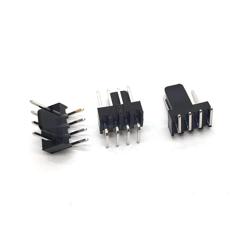 10-50PCS/Lot KF2510 2.54mm 4Pin Connector 3+1P Male Female Housing Straight Right Angle Pin Header Socket