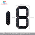 8 Inch 7 Segment Outdoor Waterproof Digital Number Module For LED Gas Station Electronic Fuel Price Sign