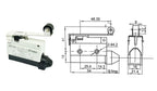 10A 250VAC AZ-7312 AZ-7311 AZ-7121 AZ-7310 TZ-7141 Waterproof Micro Switch Travel Limit Switch Straight 90degree Roller Lever