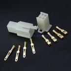 2/5/10 Sets 2.8mm Electrical Wire Connectors Kit Male Female Cable Terminal Plug for Cars Motorcycles 2/3/4/6/9 Pin Options