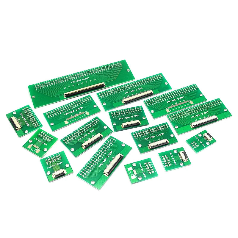 FPC/FFC flat cable transfer plate is directly inserted DIY 0.5MM 1MM spacing connector 6P/8P/10P/20P/30P/40P/60P