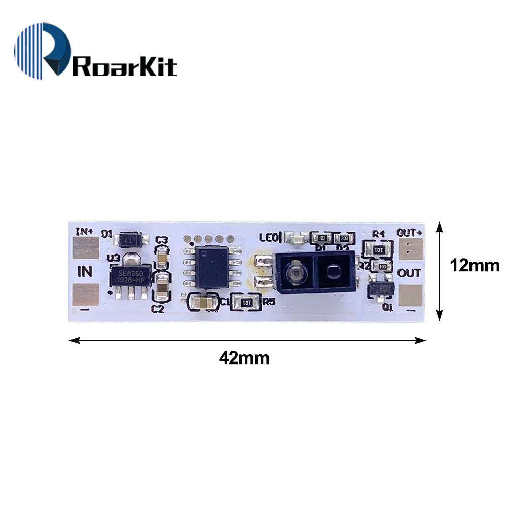 Touch Switch Capacitive Module 5V-24V 3A LED Dimming Control Lamps Active Components Short Distance Scan Sweep Hand Sensor