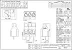 50pcs 2P 3P 300V/30A 22-10AWG 6.35/7.62/9.5mm 7620-7.62 635-6.35 950-9.5 Reputed CE UL PCB Screw Wire Terminal Block Connector