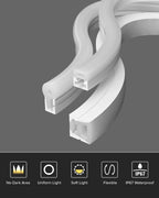 WS2812B WS2811 Neon Sign Tube SK6812 RGBW LED Strip Light Silica Gel 1m 2m 3m 4m 5m Flexible Neon Soft Lights Tube for Outdoors