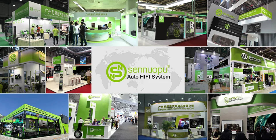 Sennuopu HIFI-K10 8-Channel Car Amplifier Integrated 10-Channel DSP Processor, HIFI Car Audio Sound Tuning Amplifier