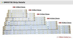 LED PCB 4W 6W 8W 220-520mm Length Bar Strip SMD5730 Aluminum Lamp Plate Ceiling/Tube Light Retrofit Ofiice Source Board Replace