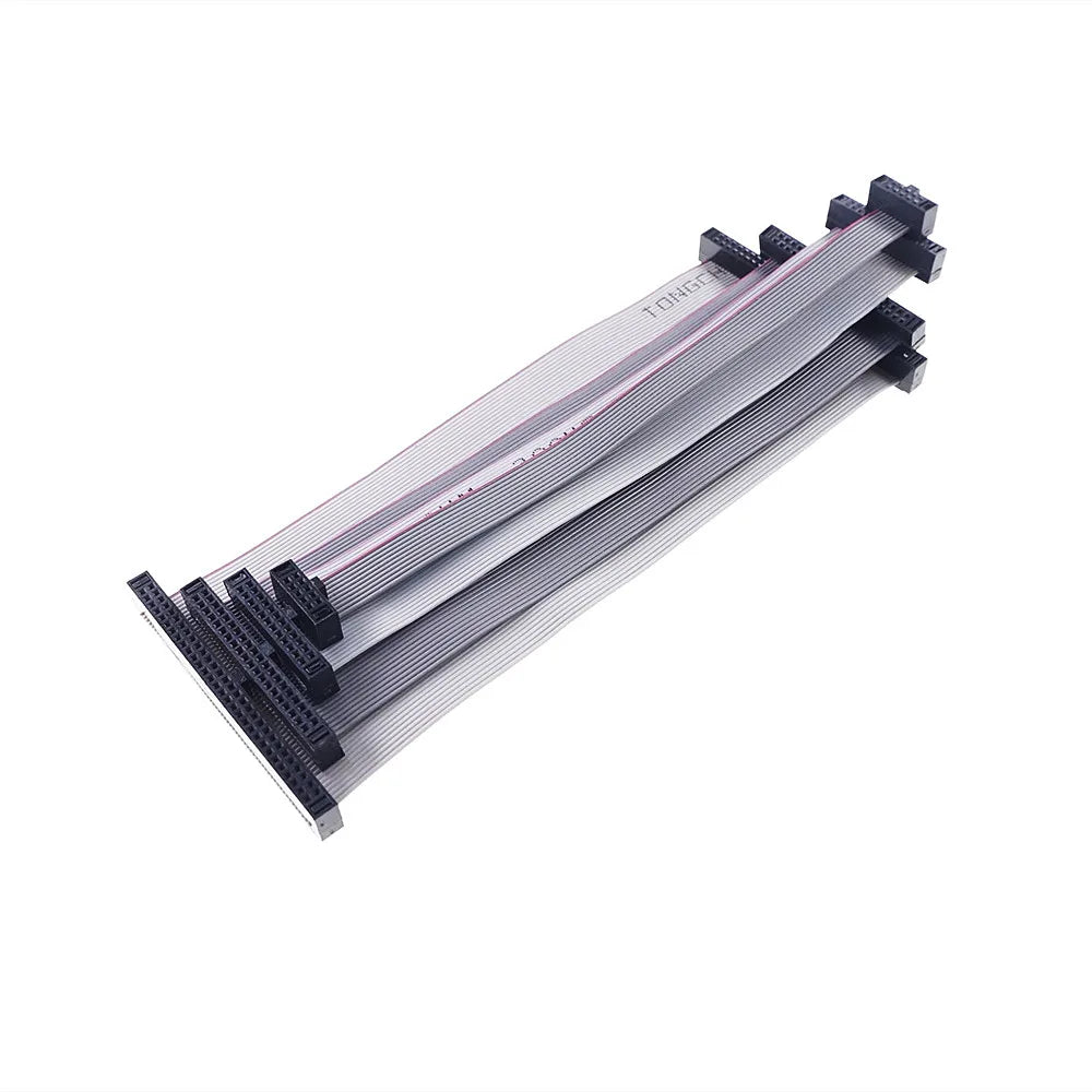 1 Pcs 1.27 MM IDC Extension Flat Ribbon Cable 6 8 10 12 14 16 18 20 24 26 30 34 40 44 50 60 80 Pin 10 20 30 CM ISP JTAG DAP AVR